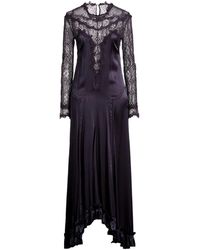 Isabel Marant - Solid-Color Long-Sleeved Flared Dress - Lyst