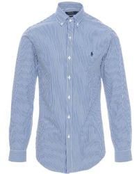 Polo Ralph Lauren - Polo Pony Embroidered Buttoned Shirt - Lyst