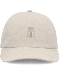 Brunello Cucinelli - Logo Embroidered Sparkling Baseball Cap - Lyst