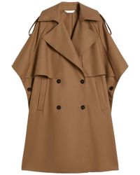 Max Mara - Cashmere Double-Breasted Cape - Lyst