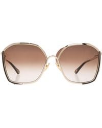 Chloé - Chloé Eyewear Geometric Frame Sunglasses - Lyst