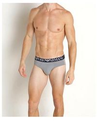 Emporio Armani - Elastic Waist Panties - Lyst