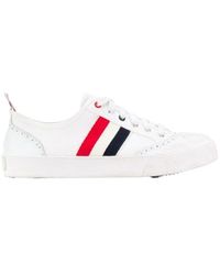 Thom Browne - Canvas Brogue Sneakers - Lyst