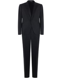 Emporio Armani - Single-Breasted Tailored Suit - Lyst