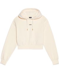 Jacquemus - Logo Patch Drawstring Hoodie - Lyst