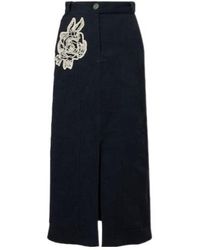 Erdem - Floral Cotton-Blend Jacquard Midi Skirt - Lyst