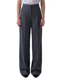 Max Mara - High-Waisted Casual Pants - Lyst