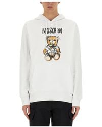 Moschino - Hooded Long-Sleeved Sweater - Lyst