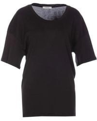 Lemaire - Short-Sleeved Scoop-Neck T-Shirt - Lyst