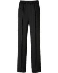 Jil Sander - High Waist Wide-Leg Trousers - Lyst