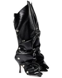 Y. Project - Snap 100 Leather Knee-High Boots - Lyst