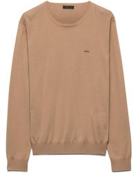 Prada - Superfine Wool Crew-Neck Sweater - Lyst