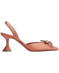 AMINA MUADDI - Rosie Sling 70 Pointed-Toe High-Heeled Sandals - Lyst