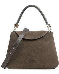 Coccinelle - Tiggy Suede Braided-Handle Tote Bag - Lyst
