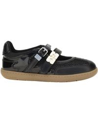 Ganni - Sue Double-Strap Ballet Flats - Lyst