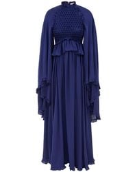 Zimmermann - Hypnotic Smocked Flutter Dress - Lyst