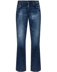 DSquared² - Mid-Waisted Distressed Jeans - Lyst