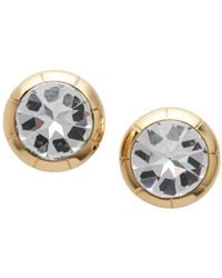 Alessandra Rich - Bijoux Crystal Stud Earrings - Lyst