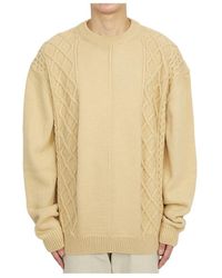 FAMILY FIRST - Round-Neck And Long-Sleeved Sweater - Lyst