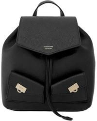 Ferragamo - Ferragamo Logo Printed Backpack - Lyst