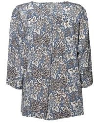 Weekend by Maxmara - Printed Jersey Blouse - Lyst
