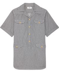 Celine - Tunic Mini Dress - Lyst