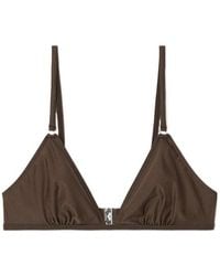 Filippa K - Gathered-Back Bikini Top - Lyst