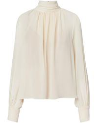 Vince - Chiffon Blouse - Lyst