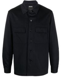 ZEGNA - Oasi Buttoned Straight Hem Shirt - Lyst