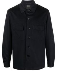 ZEGNA - Oasi Buttoned Straight Hem Shirt - Lyst