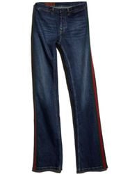 Gucci - Web Side-Stripe Jeans - Lyst