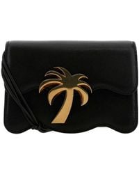 Palm Angels - Logo Plaque Mini Crossbody Bag - Lyst