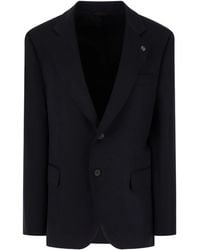 Peserico - Notched-Lapel Single-Breasted Blazer - Lyst