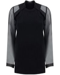 Sacai - Racer Neck Layered Tank Top - Lyst