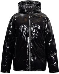Versace Jeans Couture - High-Shine Padded Jacket - Lyst