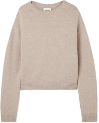 KHAITE - Milo Cashmere Sweater - Lyst
