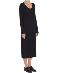 Partow - Tina Crew Neck Long Sleeve Jersey Midi Dress - Lyst