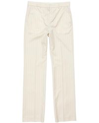 Acne Studios - Wool Pinstripe Trousers - Lyst