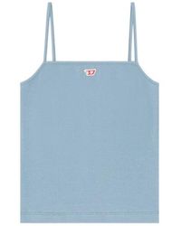 DIESEL - T-Hop-D Logo Embroidered Cami Top - Lyst