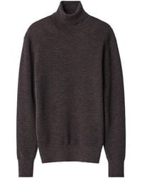Lemaire - Mouline Turtleneck Knitted Sweater - Lyst