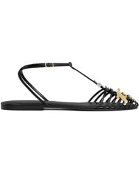 Celine - Cage Flat Sandal - Lyst
