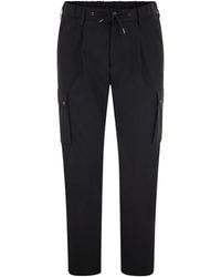 Herno - Elastic Waist Casual Pants - Lyst