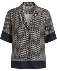 Peserico - Pattern-Printed Short-Sleeved Shirt - Lyst