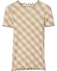 Burberry - Top Mc Natural Top - Lyst