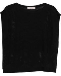 D.exterior - Sleeveless Knitted Top - Lyst