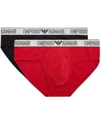 Emporio Armani - Two-Piece Briefs Pants - Lyst