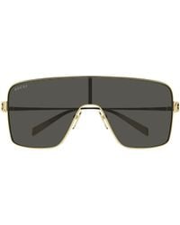 Gucci - Eyewear Rectangular Frame Sunglasses - Lyst