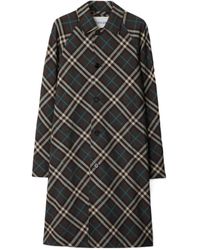 Burberry - Single-Breasted Coats - Lyst