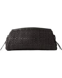 STAUD - Maude Woven Leather Clutch - Lyst