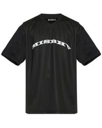 MISBHV - V-Neck Panelled T-Shirt - Lyst